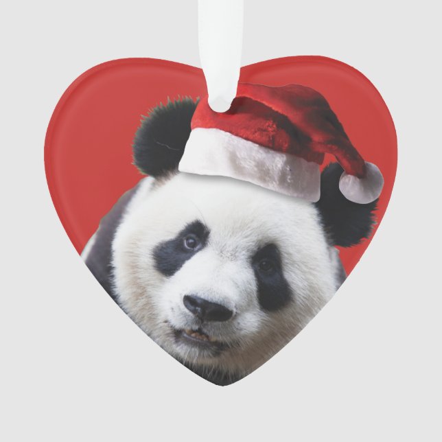 Ornamento Panda Bear Natal (Frente)