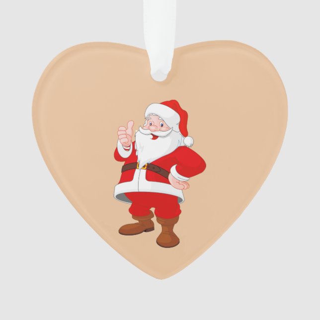 Ornamento Papai Noel (Frente)