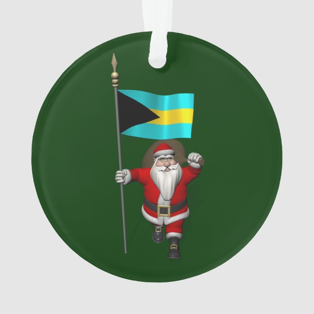Ornamento Papai Noel, Alferes Das Bahamas (Verso)