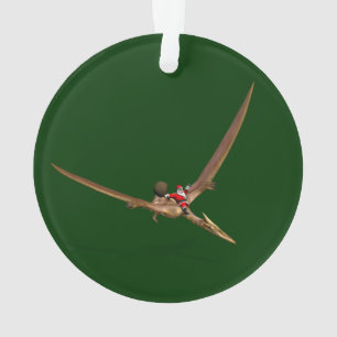 Ornamento Papai Noel Em Quetzalcoatlus