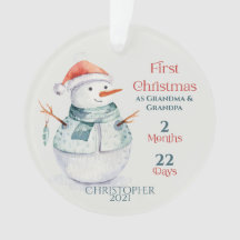 Papai Noel Novos Avós Primeiro Natal