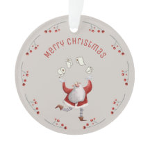 Papais noeis engraçados de papel higiênico de Nata