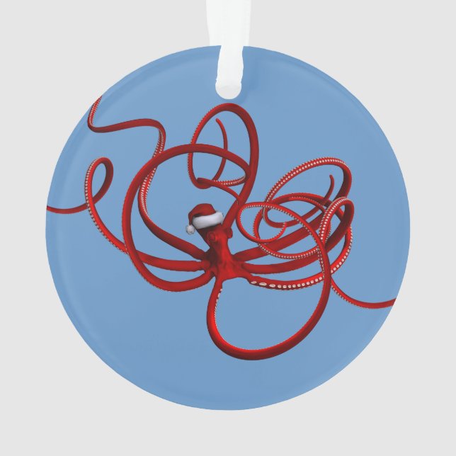 Ornamento Papais noeis Kraken (Verso)