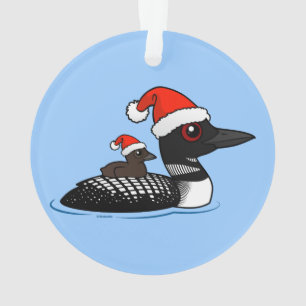 Ornamento Papais noeis Loon