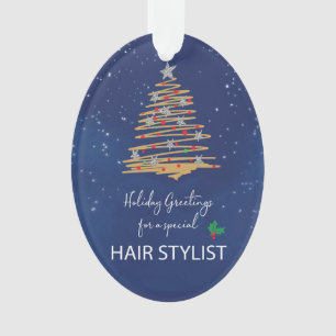 Ornamento PARA Árvore de Natal de Cabeleireiro Personalizáve