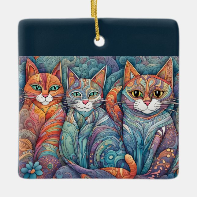 ornamento para gatos calmantes (Frente)