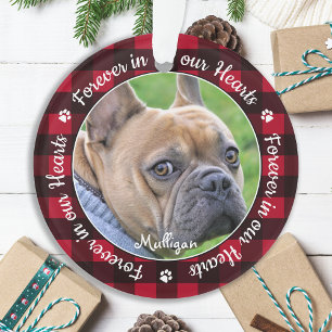 Ornamento Para sempre em nosso Memorial do Cachorro de Pet X