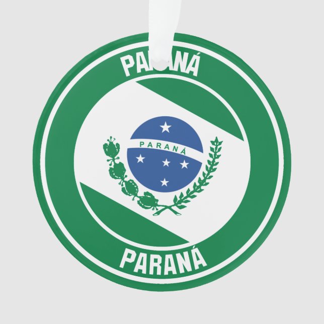 Ornamento Paraná Round Emblem (Frente)