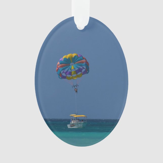 Ornamento Parasailing colorido (Frente)