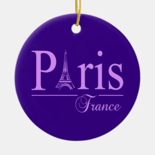 Ornamento Paris França, personalizar
