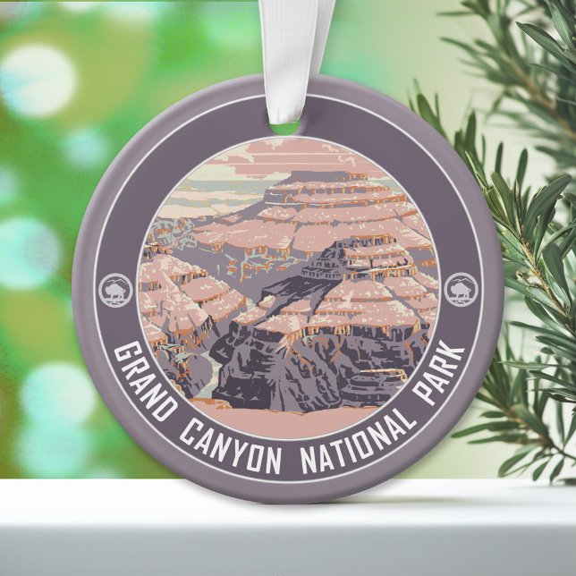 Ornamento Parque Nacional Grand Canyon Souvenir (Custom Ornament)