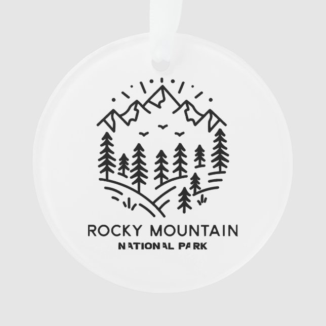 Ornamento Parque Nacional Rocky Mountain (Frente)