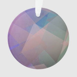 Ornamento Partículas voadoras de abstrato   Formas geométric