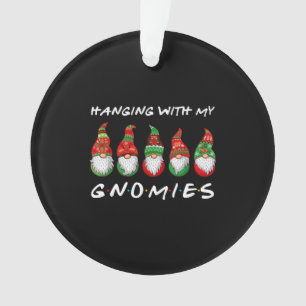 Ornamento Passando Com O Meu Gnomos Gnomos, Amigo De Natal