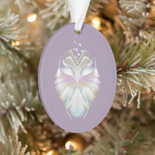 Ornamento Pastel Purple Oracle Owl (Árvore)