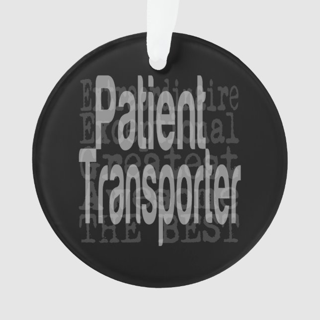 Ornamento Patient Transporter Extraordinaire (Frente)