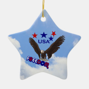 Ornamento Patriótico da Águia Liberdade