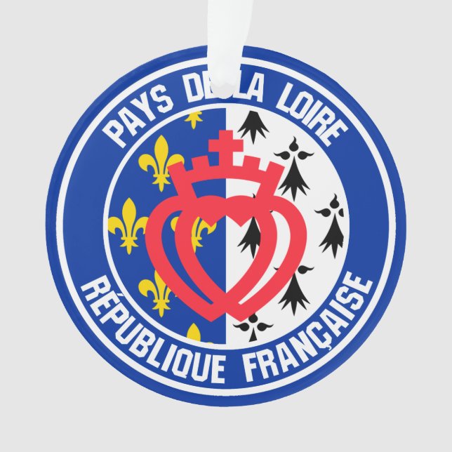 Ornamento Pays de la Loire Round Emblem (Frente)