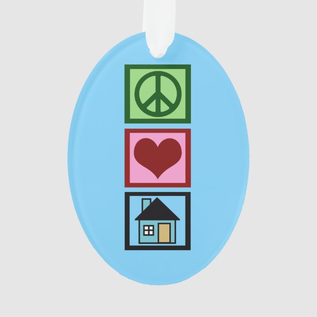 Ornamento Paz Amor Imobiliário (Verso)