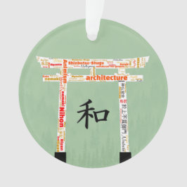 Ornamento Peace Torii (em branco)