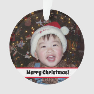 Ornamento Pedido de Feriado da Família Personalizada