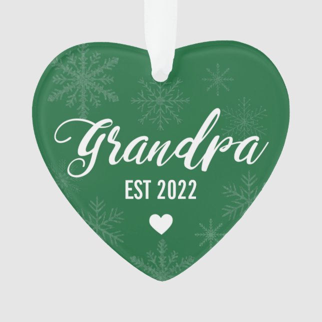 Ornamento Pedido de Pai do avô (Frente)