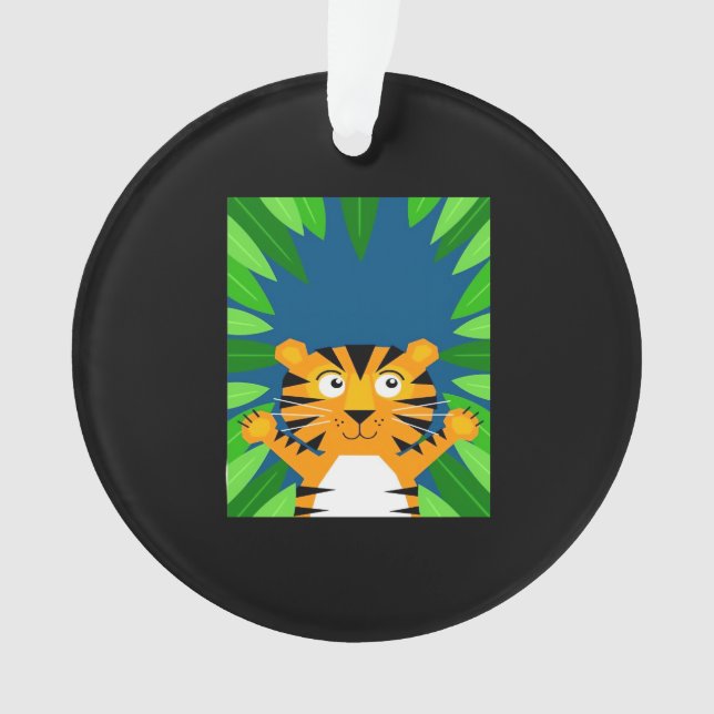 Ornamento Peekabo Tiger (Frente)