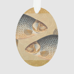 Ornamento Peixes+trabalho de arte+design+pesca+pesca+pesca