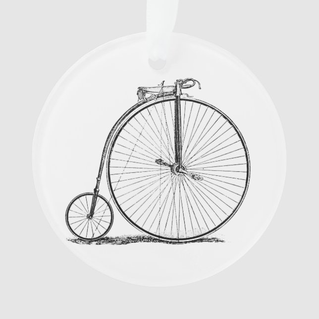 Ornamento Penny Farthing de Bicicleta de Alta Roda (Frente)