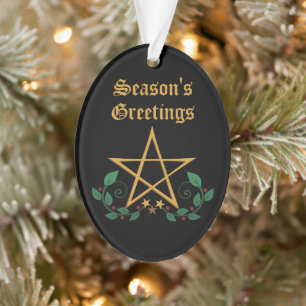 Ornamento Pentacle Star Witchy Ornament