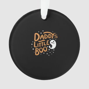 Ornamento Pequeno Boo do pai, Feliz Dia das Bruxas
