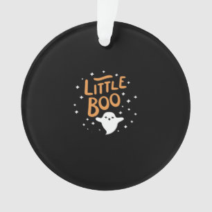 Ornamento Pequeno Boo, Feliz Halloween Vintage Clássico