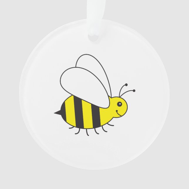 Ornamento Pequenos ocupados Bumble a abelha (Frente)