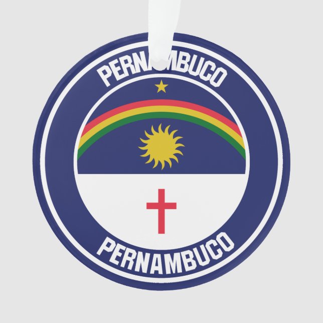 Ornamento Pernambuco Round Emblem (Frente)