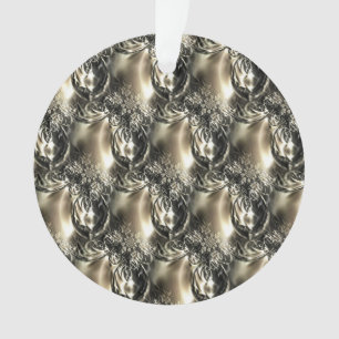 Ornamento Pérolas Douradas