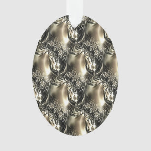 Ornamento Pérolas Douradas