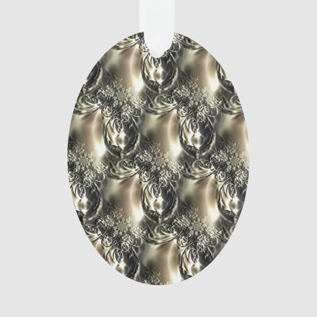 Ornamento Pérolas Douradas (Frente)