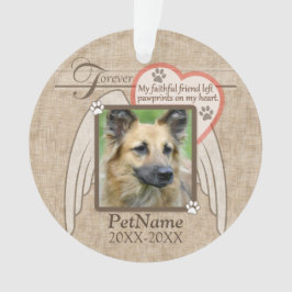 Ornamento Personalização de Simpatia Pet das Asas Anjo Amada
