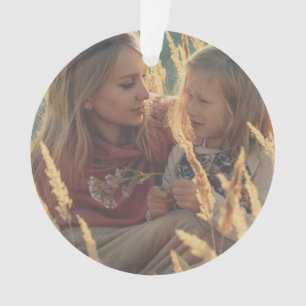 Ornamento personalizado adicionar seu natal de fotos de text