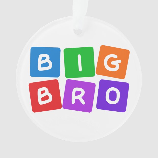 ornamento personalizado Big Bro (Frente)