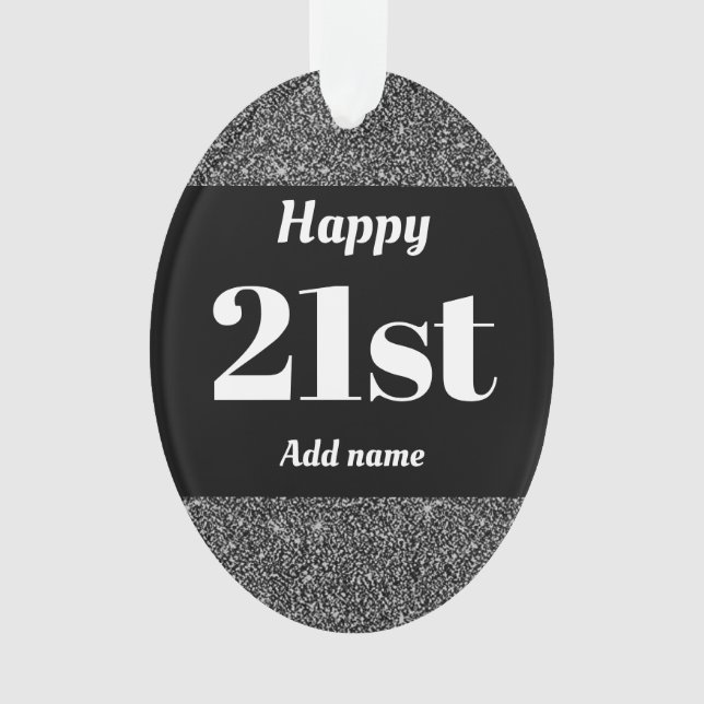 Ornamento personalizado bonito 2ø do presente de (Frente)