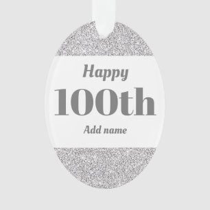 Ornamento personalizado bonito de presente de aniv