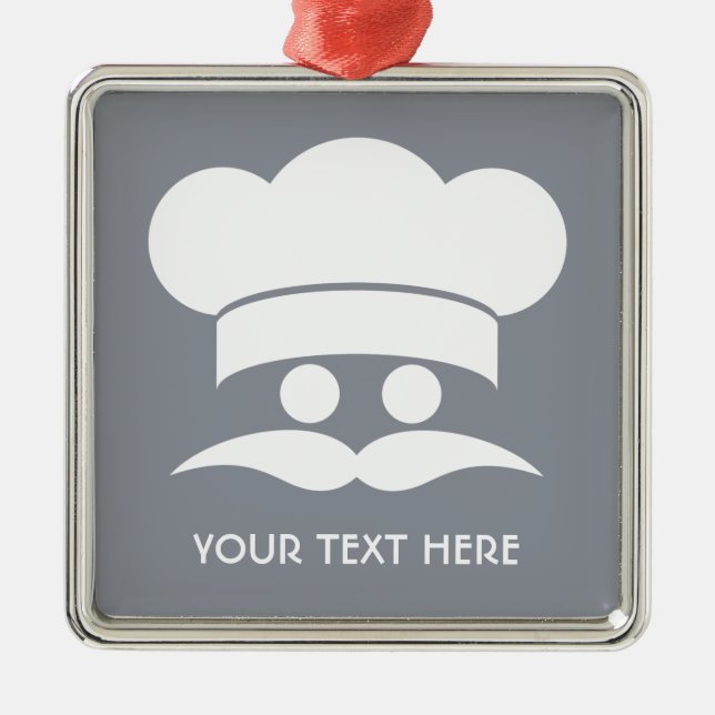 ornamento personalizado CHEF (Frente)