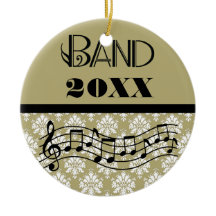 Ornamento personalizado da música de banda