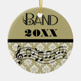 Ornamento personalizado da música de banda
