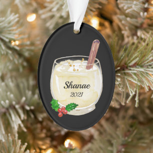 Ornamento Personalizado da Taça Eggnog