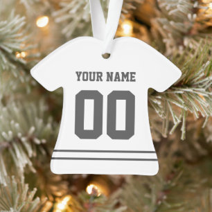 Ornamento Personalizado de Estilo de Jersey