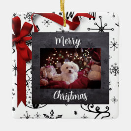 Ornamento Personalizado de Pet de Natal