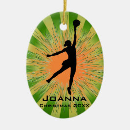 Ornamento Personalizado de Voleibol Feminino