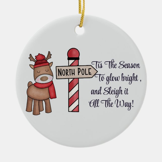 Ornamento Personalizado do Casal Avocado, Personal (Frente)